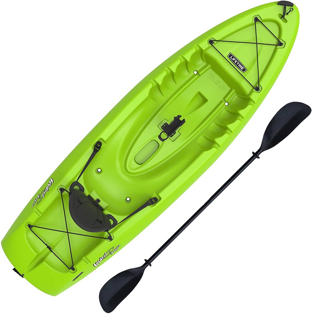 An adult version - the Lifetime Hydros Angler 85 Fishing Kayak